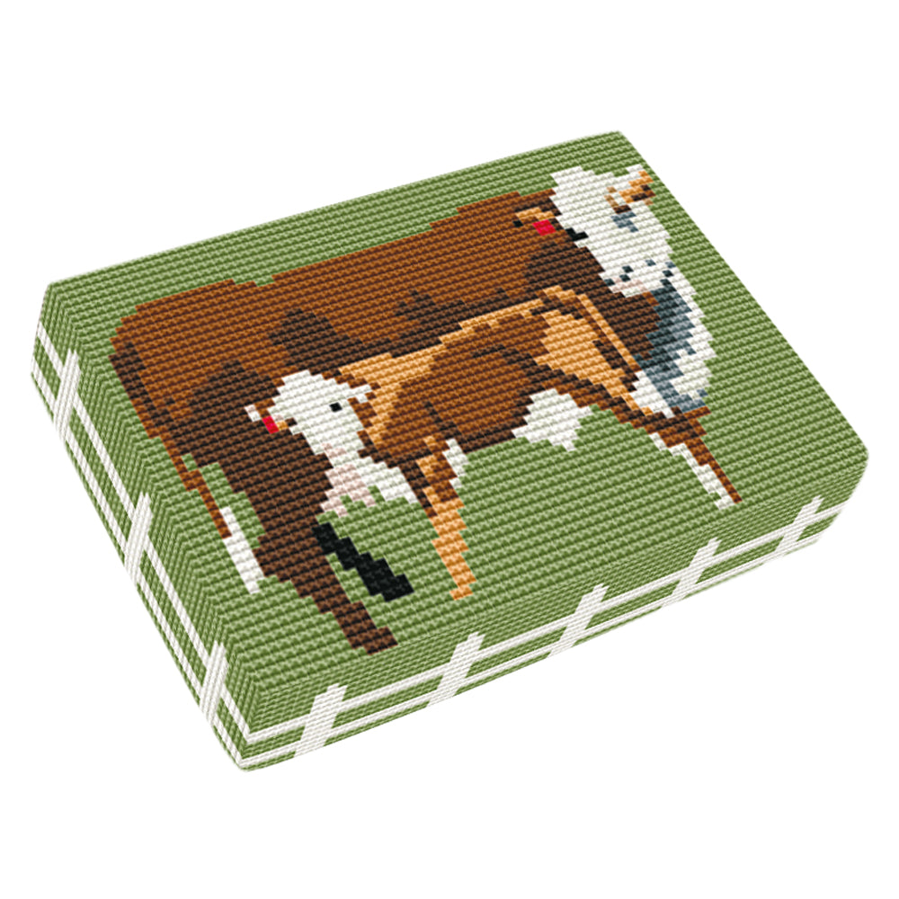 Hereford Cow with Calf Kneeler Kit