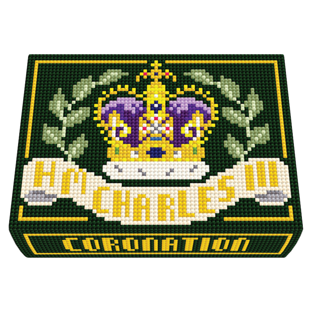 King Charles III Coronation (Green) Kneeler Kit