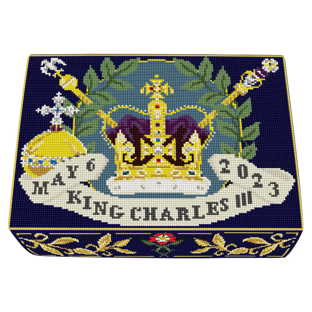 King Charles III Ornate Coronation Kneeler Kit